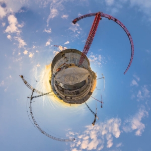 360 Architechture Madison Panorama Sphere Spherical Stereographic Projection Tiny Planet Wisconsin